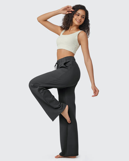 Pantalones casuales EverGoing largos con cordón y forro polar