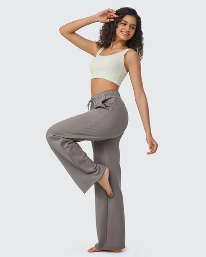 Pantalones casuales con cordón, forro polar EverGoing Loose, tiro regular