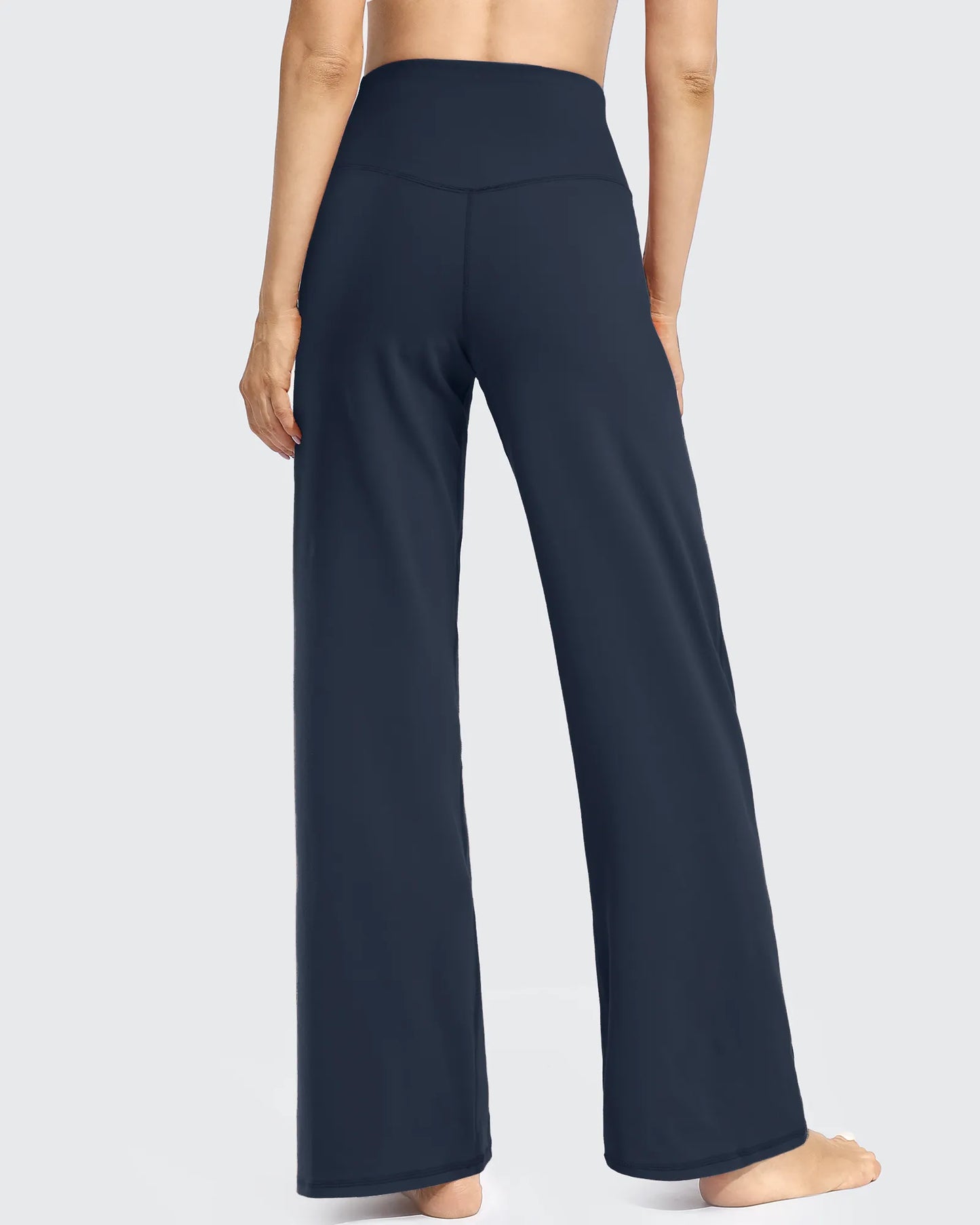Pantalones Anchos de Mujer para Yoga con Bolsillos Largos