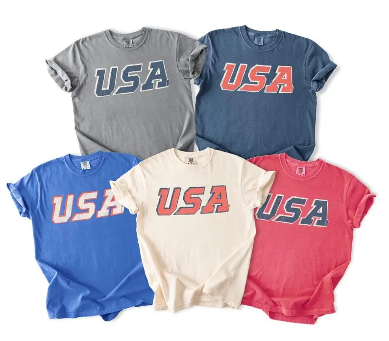 Unisex Vintage USA Tee