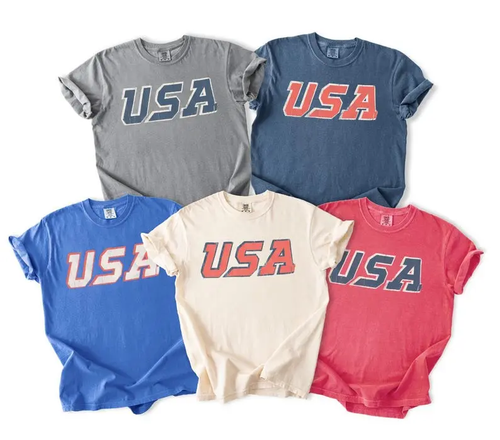 Unisex Vintage USA Tee