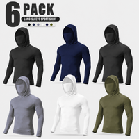 hooded sweatshirts2 black + 2 gray + 2 navy blue.