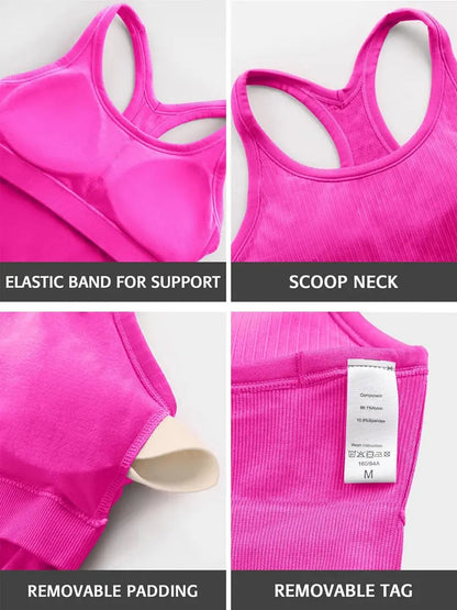 Final 3-Hour Sale🔥Women Workout Tank Tops with Built in Bra