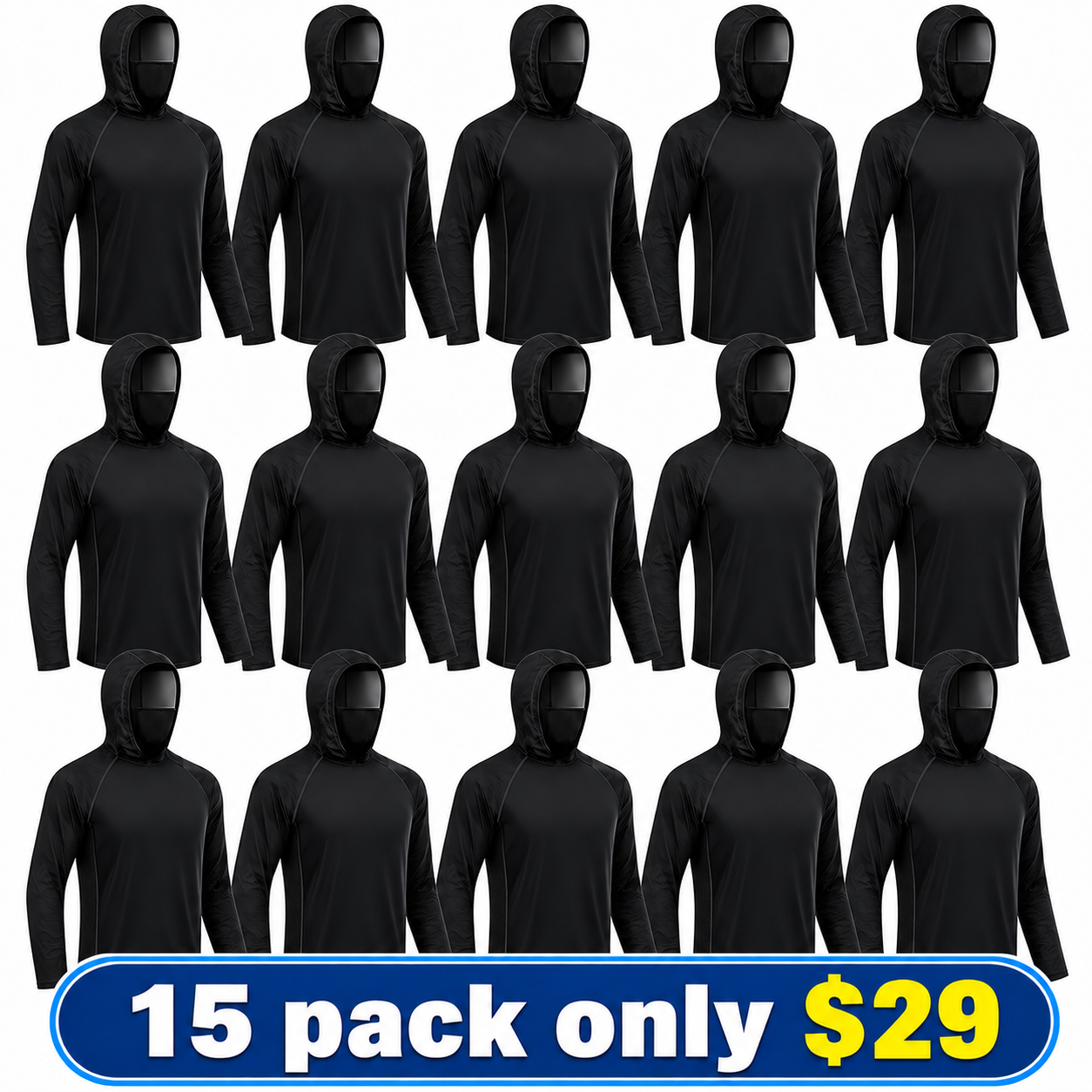 50+ UV Protection Long Sleeve Lightweight Quick Dry Moisture Wicking Breathable Athletic Activewear