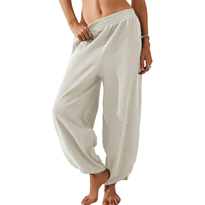 Women's Baggy Wide-Leg Trousers