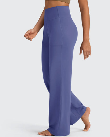 Pantalones de vestir de talle alto sin costuras BareFeel Petite