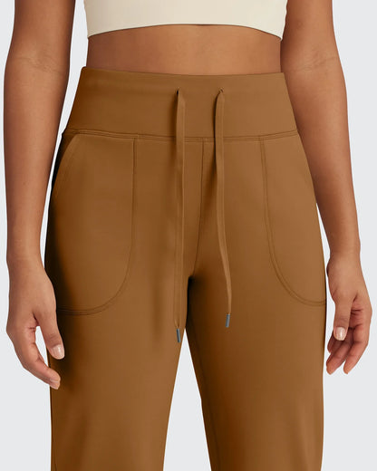 Pantalones anchos de cintura alta EverGoing Business Casual Regular