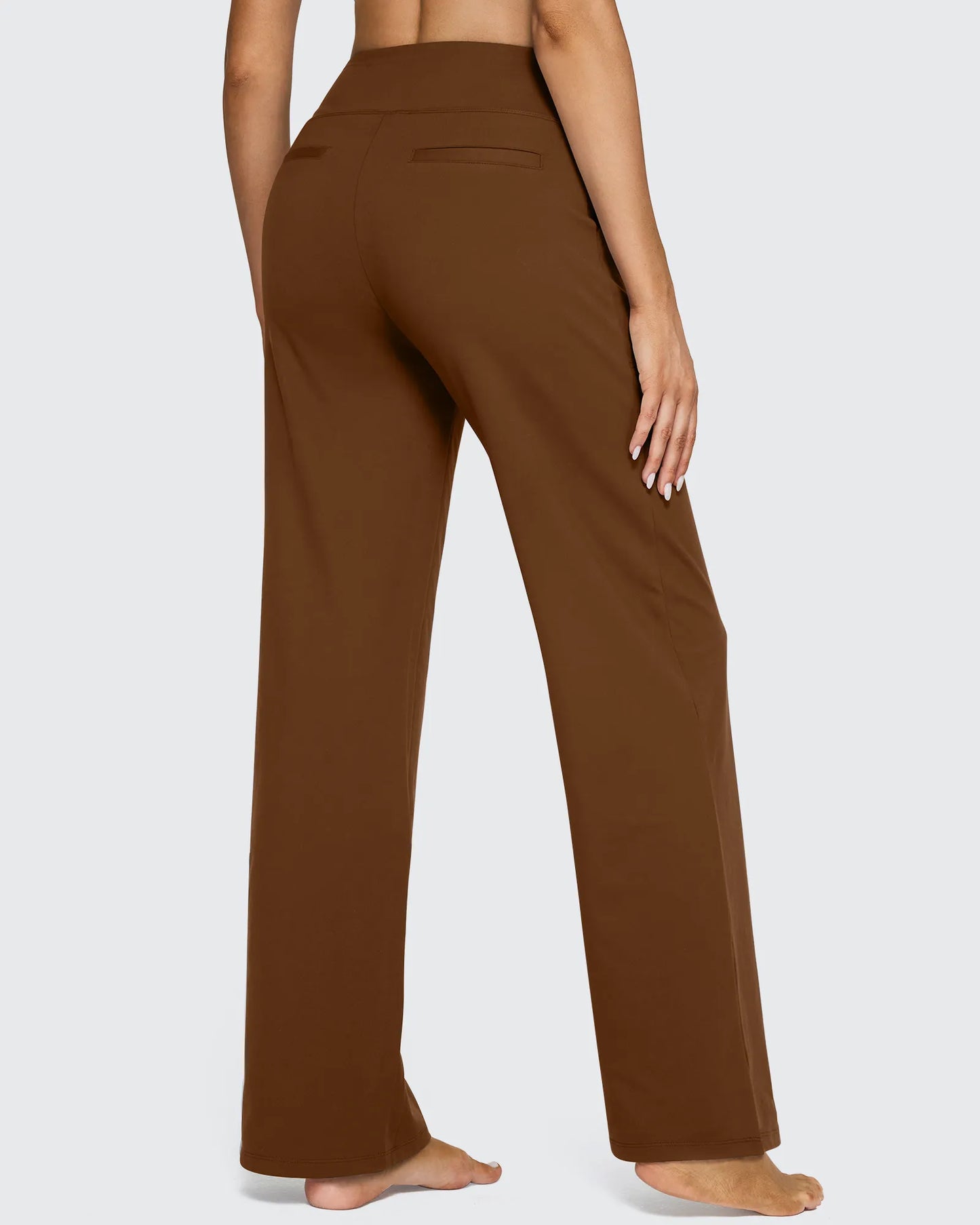 Pantalones de Negocios Informales de Talle Alto Sueltos EverGoing 27''