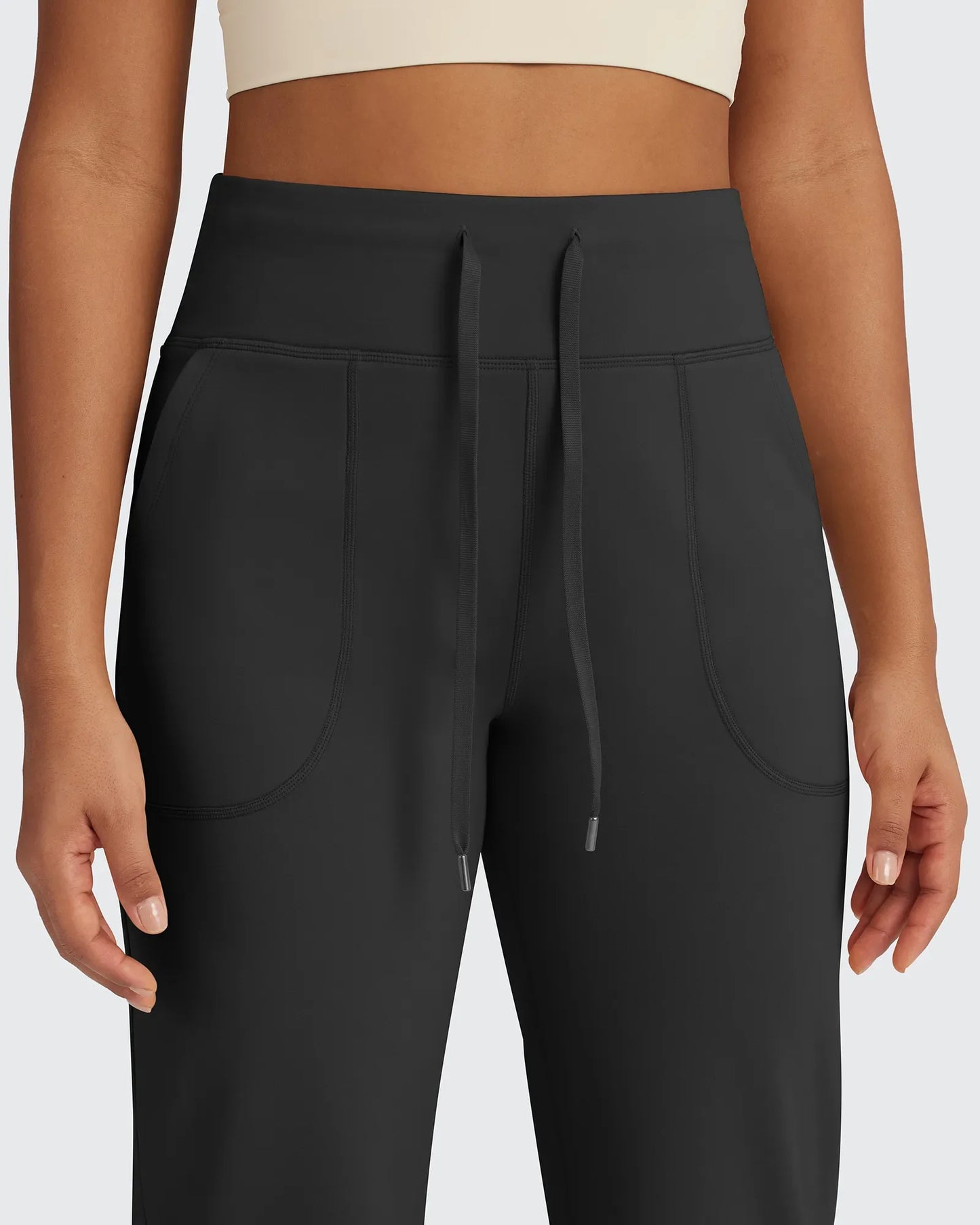 Pantalones anchos de cintura alta EverGoing Business Casual Regular