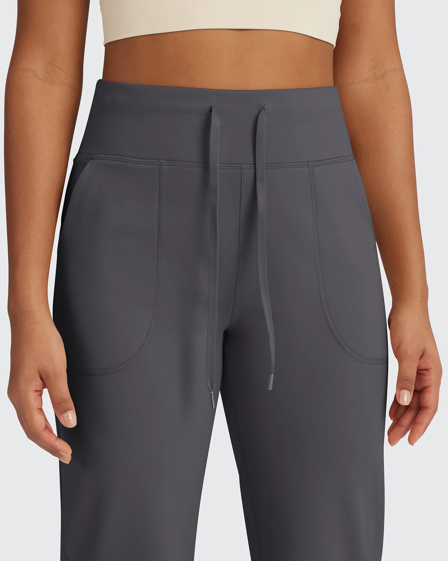 Pantalones anchos de cintura alta EverGoing Business Casual Regular