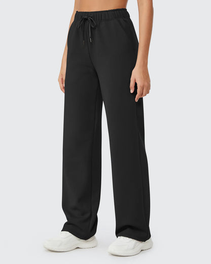 Pantalones casuales con cordón y forro polar EverGoing