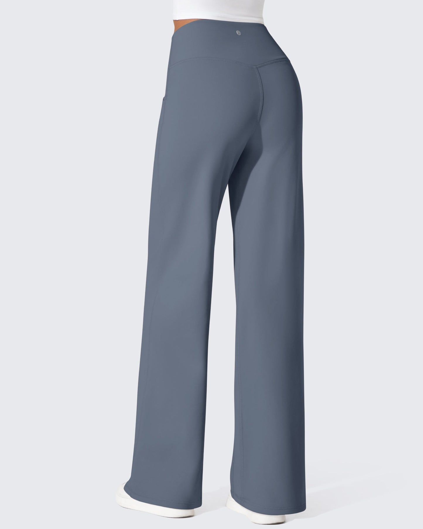 Pantalones térmicos de cintura alta y pierna ancha con forro polar EverGoing