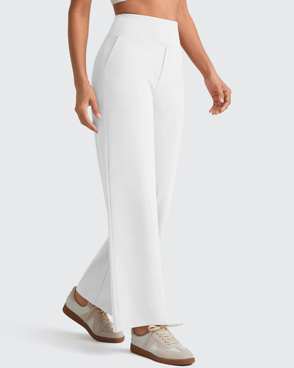 Pantalones de vestir capri elásticos de tiro alto EverGoing Tall