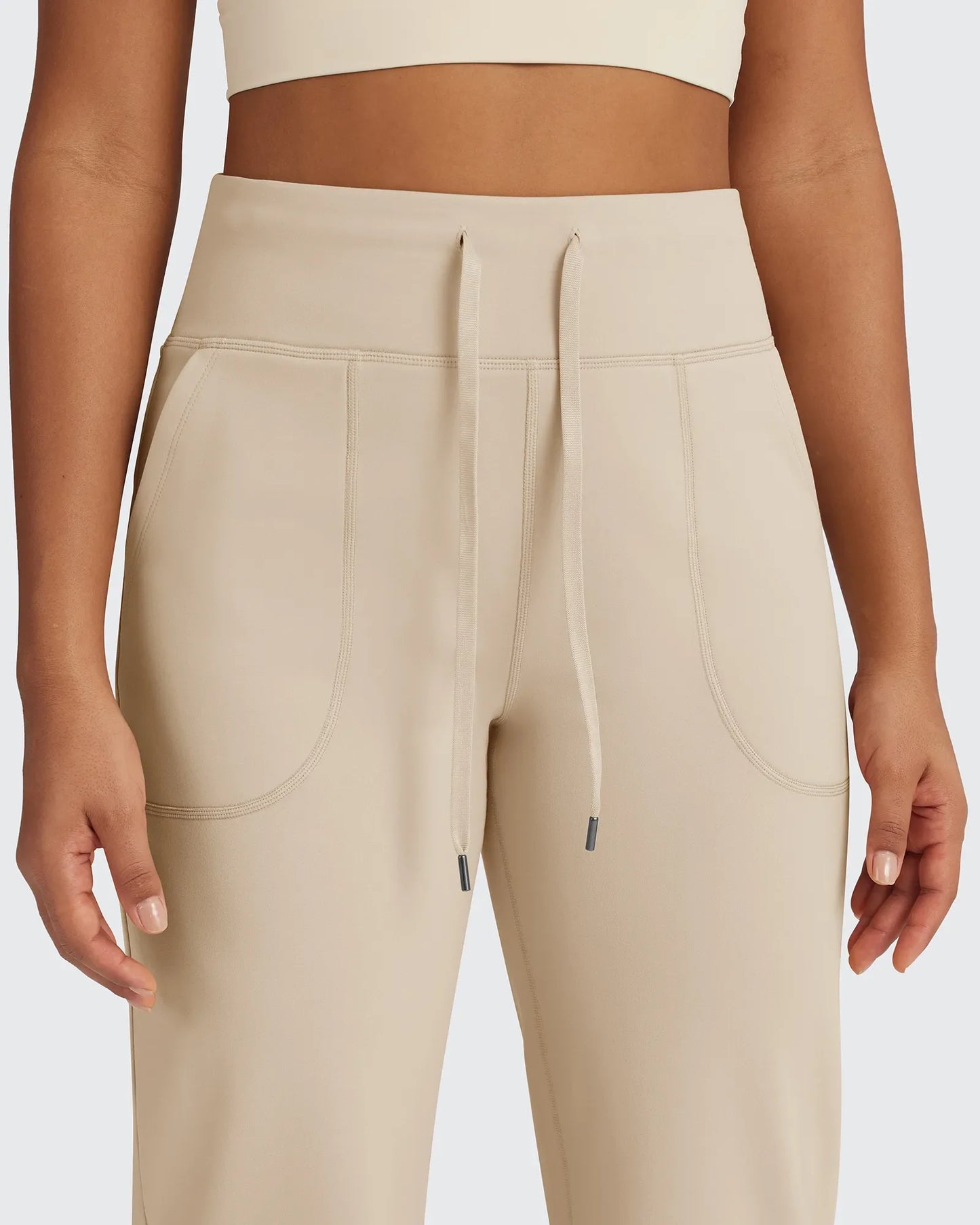 Pantalones anchos de cintura alta EverGoing Business Casual Regular