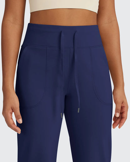 Pantalones anchos de cintura alta EverGoing Business Casual Regular