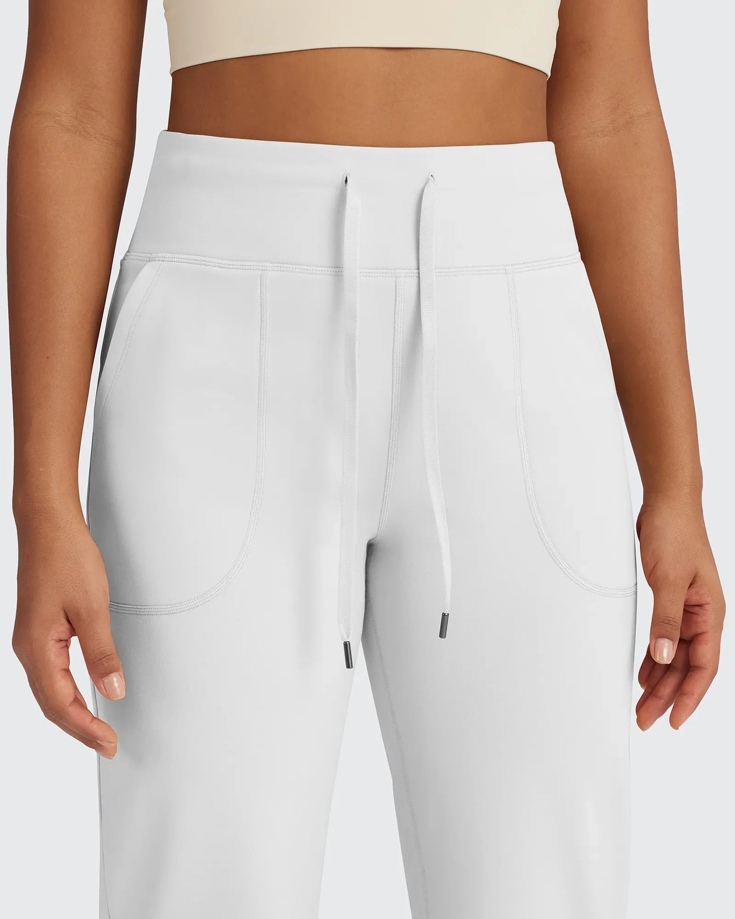 EverGoing Negocios Casual Cintura Alta Pierna Ancha Pantalones Altos