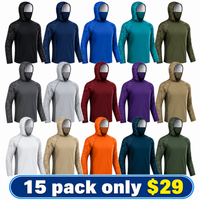 15-PACK ONLY $29-Black + Navy + Royal Blue + Teal + Olive Green + Dark Gray + Light Gray + Burgundy + Purple + Khaki + White + Sand + Orange + Dark Cyan + Forest Green