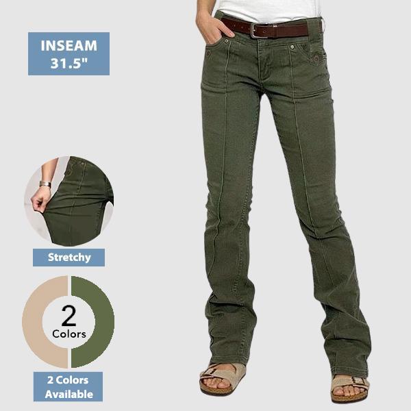 8 PACK Women’s High Stretch Mid Rise Pants