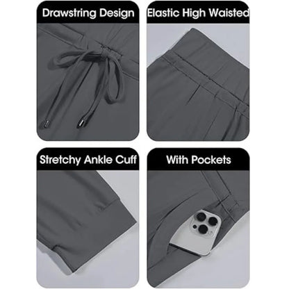 ⚡️Factory wholesale promotion⚡️ Women's Solid-Color Drawstring Waist Cropped Pants