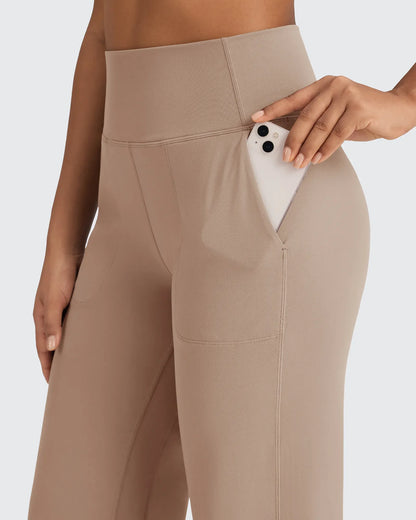 Pantalones de vestir de talle alto sin costuras BareFeel