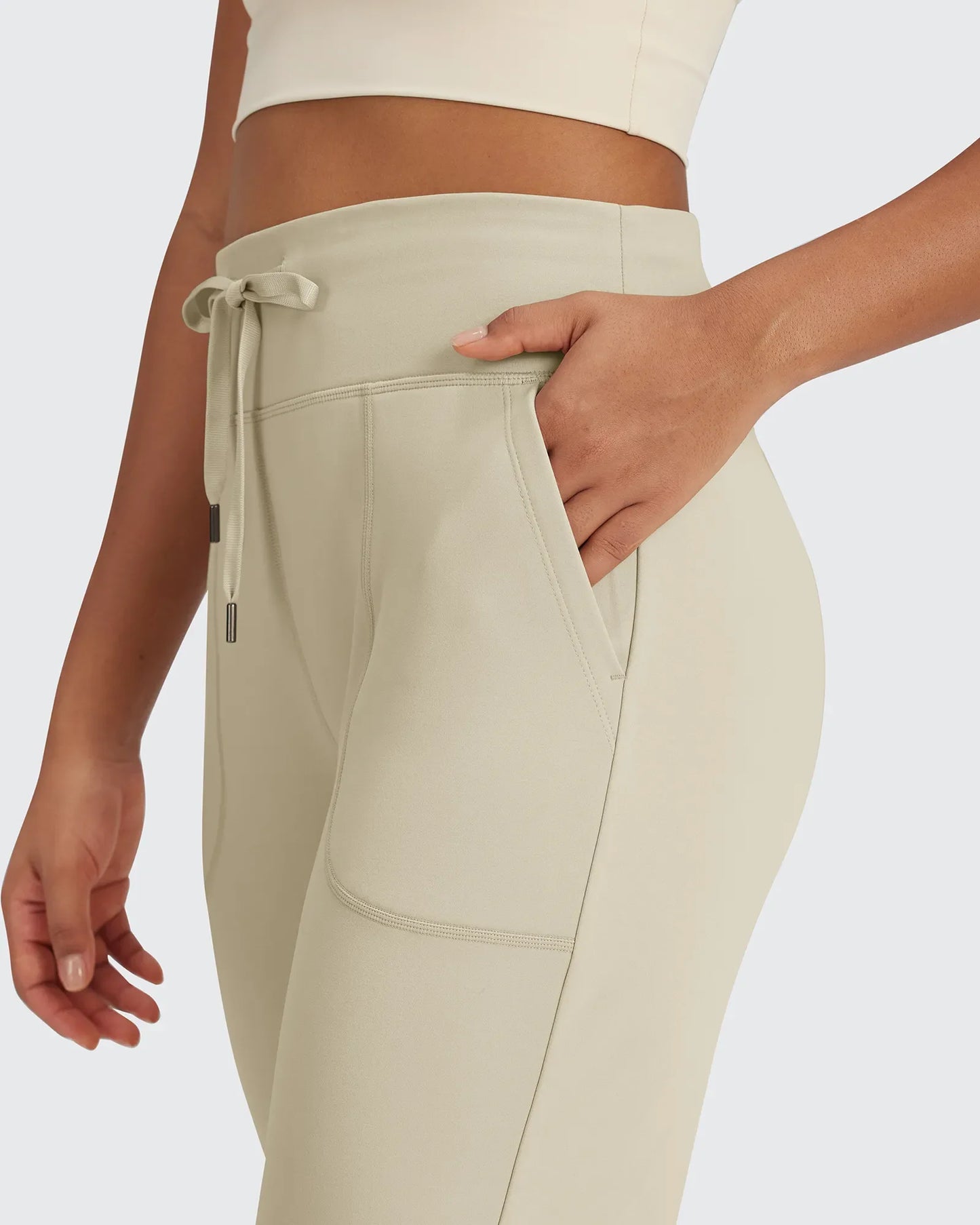 Pantalones anchos de cintura alta EverGoing Business Casual Regular