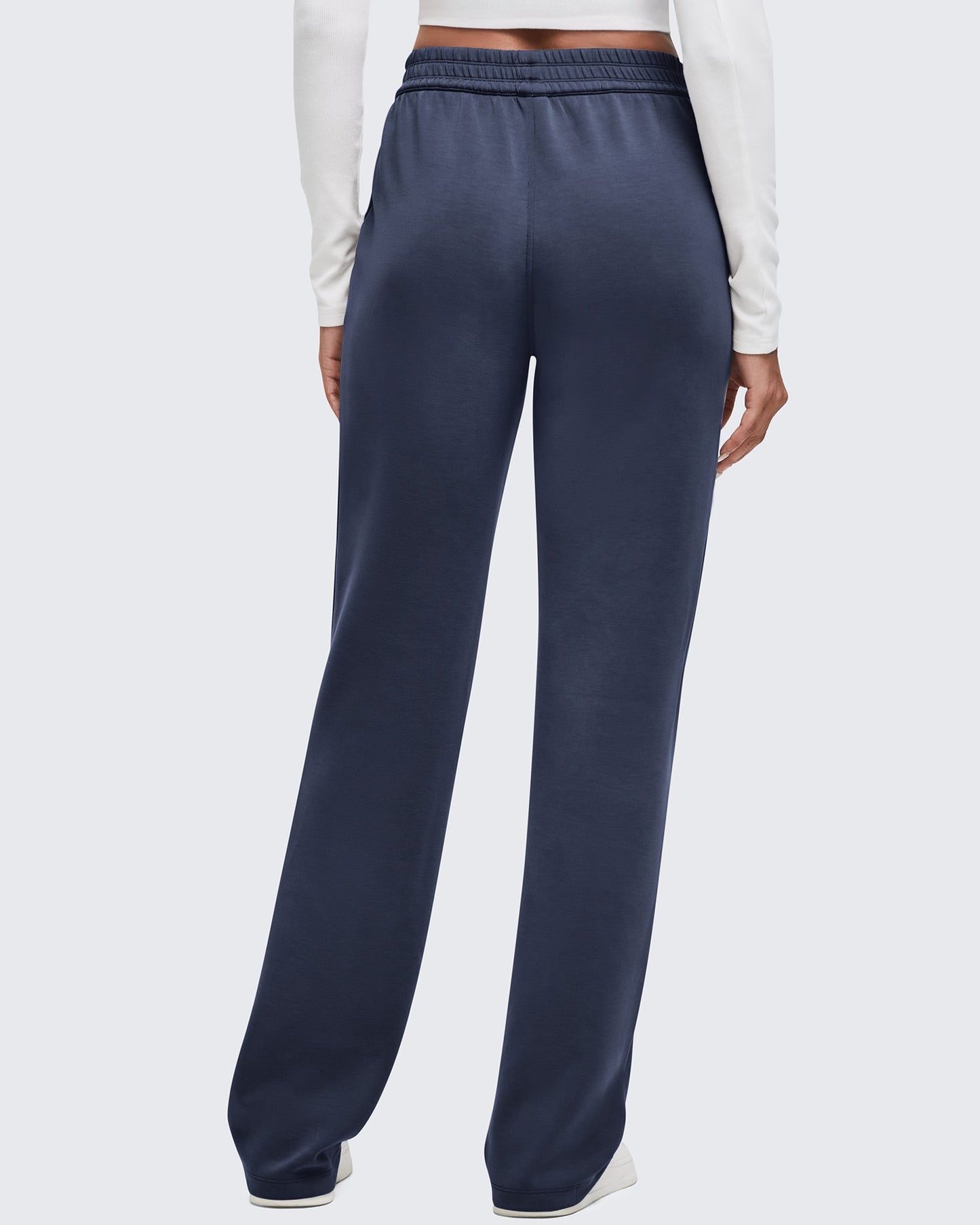 Pantalones de chándal de pernera ancha con cintura elástica Smoofit altos