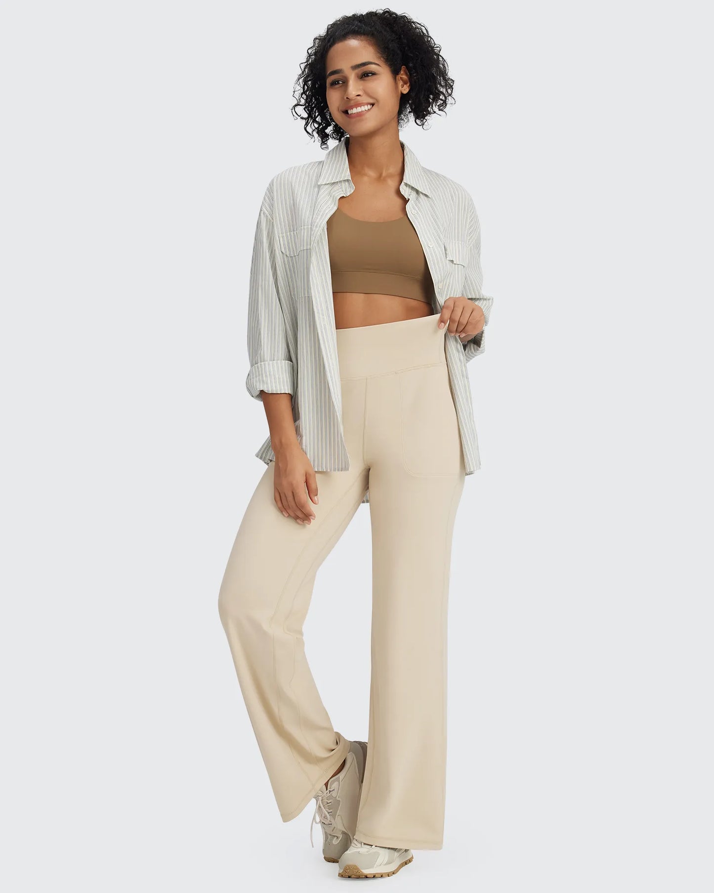 Pantalones de vestir de talle alto sin costuras BareFeel