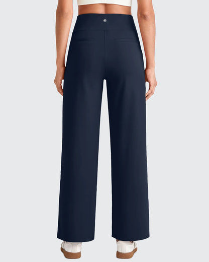 Pantalones de vestir capri elásticos de tiro alto EverGoing Tall