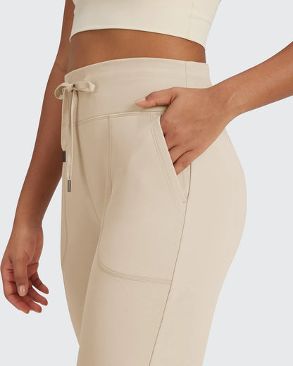Pantalones anchos de cintura alta EverGoing Business Casual Regular