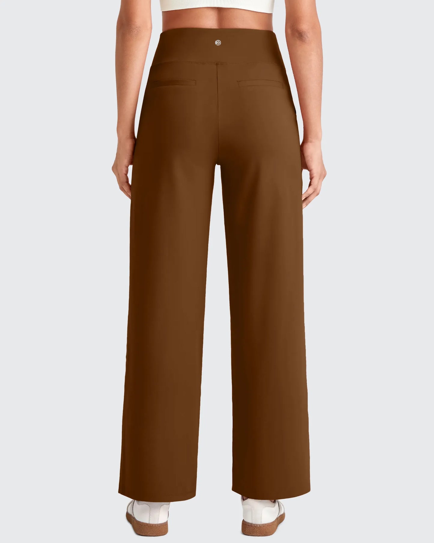 Pantalones Sastre Cortos Elásticos de Talle Alto EverGoing para Mujer (Talla Pequeña)
