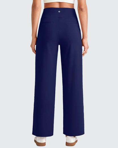 Pantalones Sastre Cortos Elásticos de Talle Alto EverGoing para Mujer (Talla Pequeña)