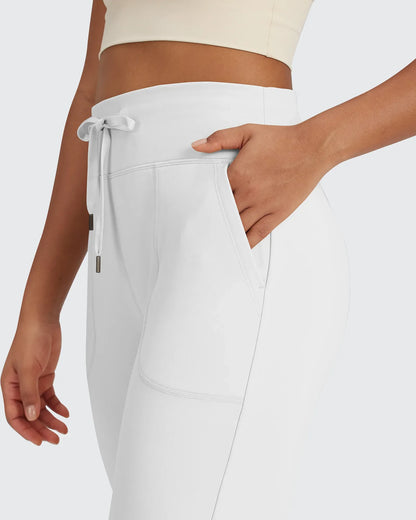 Pantalones de pernera ancha EverGoing de talle alto informales de negocios petite