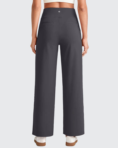 Pantalones de vestir capri elásticos de tiro alto EverGoing Tall
