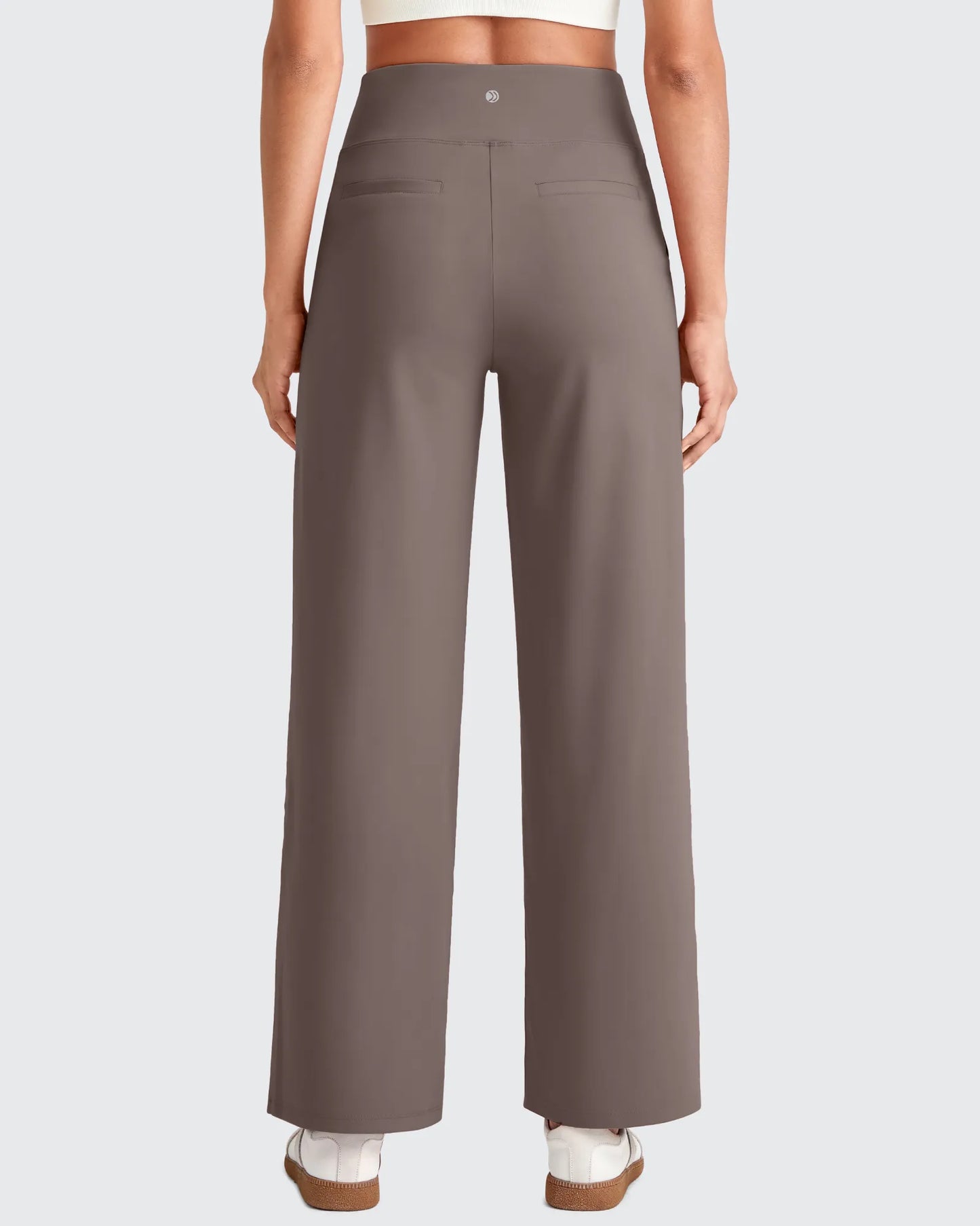 Pantalones Sastre Cortos Elásticos de Talle Alto EverGoing para Mujer (Talla Pequeña)