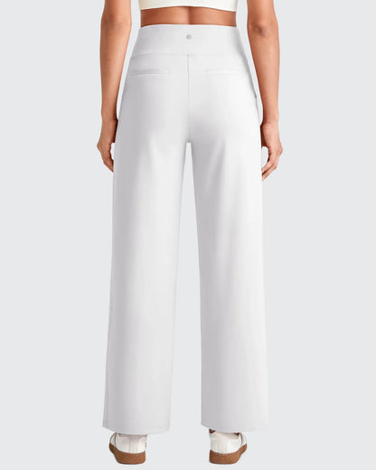 Pantalones Sastre Cortos Elásticos de Talle Alto EverGoing para Mujer (Talla Pequeña)
