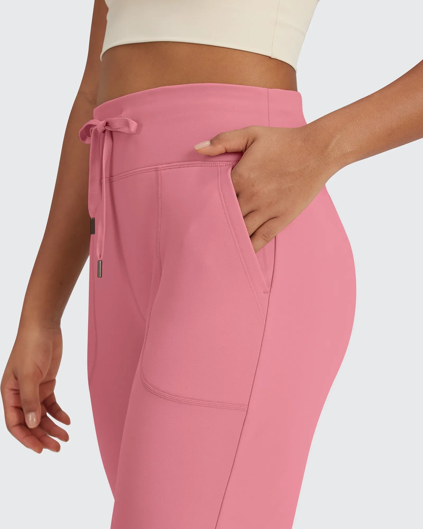 EverGoing Negocios Casual Cintura Alta Pierna Ancha Pantalones Altos