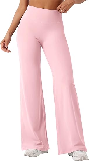 Women's Workout Flare Leggings-75% Nylon 25% Spandex