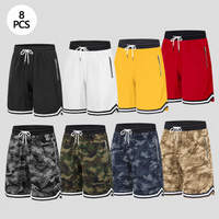 8 pack Black + White + Yellow + Red + Gray Camouflage + Green Camouflage + Blue Camouflage + Desert Camouflage
