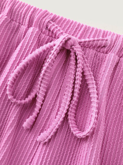 Stretchy Plain Relaxed-Fit Shorts