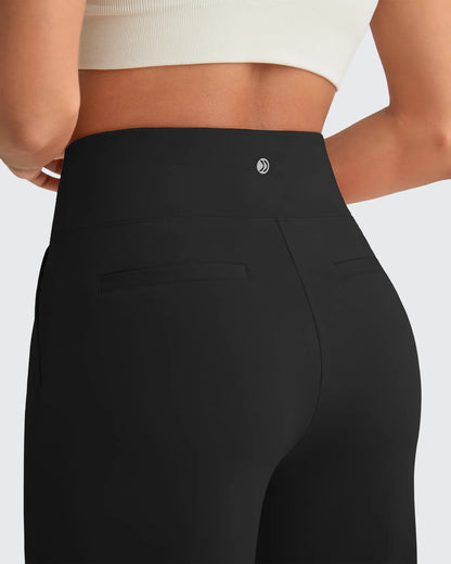 Pantalones de vestir capri elásticos de tiro alto EverGoing Tall