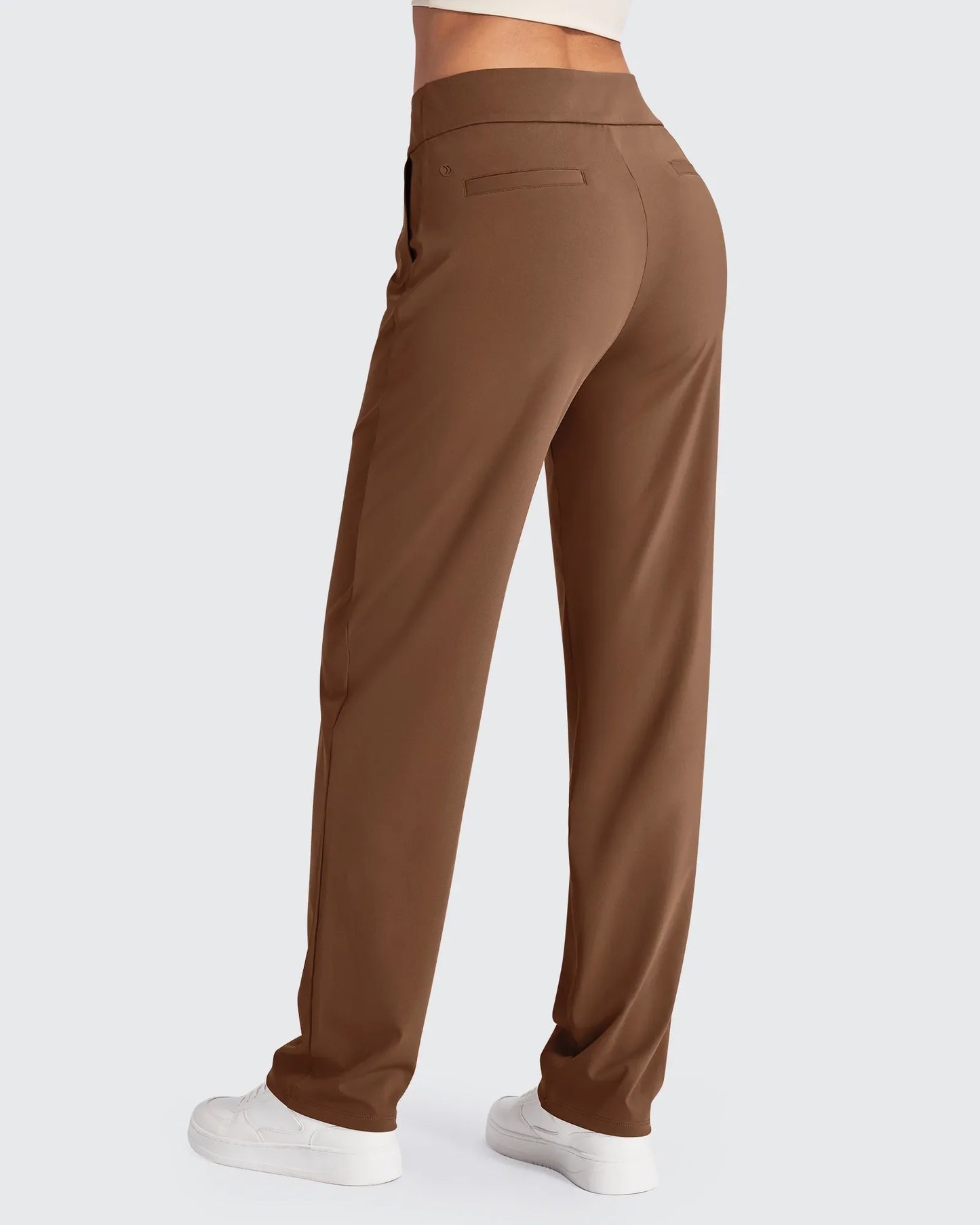 Pantalones de vestir rectos de talle alto ShiftReady