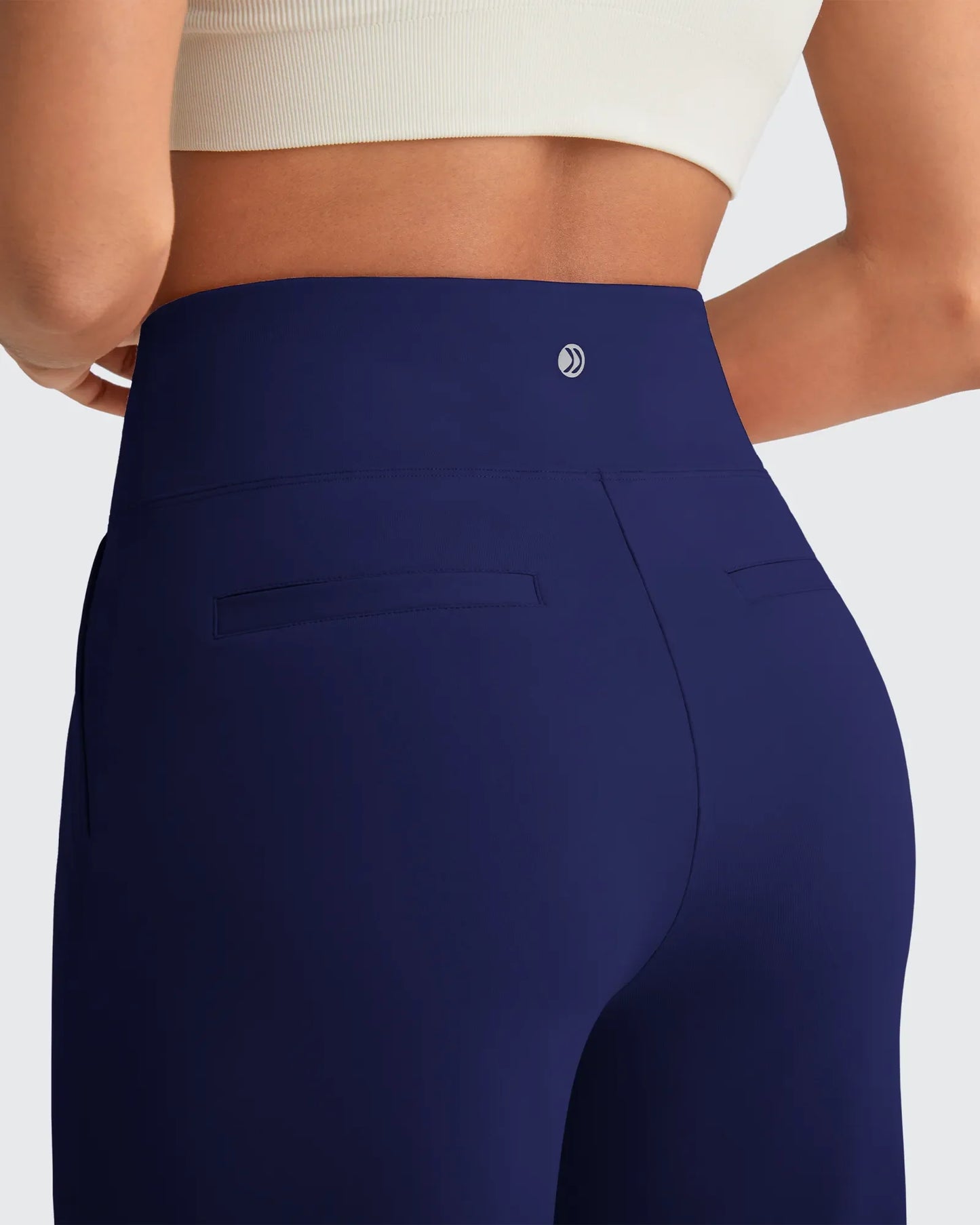 Pantalones de vestir capri elásticos de tiro alto EverGoing Tall