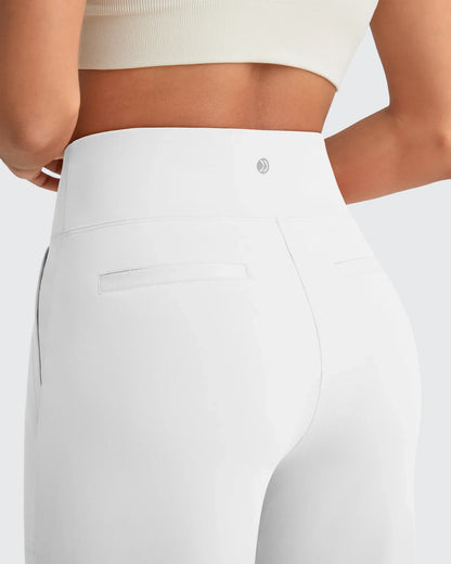 Pantalones de vestir capri elásticos de tiro alto EverGoing Tall