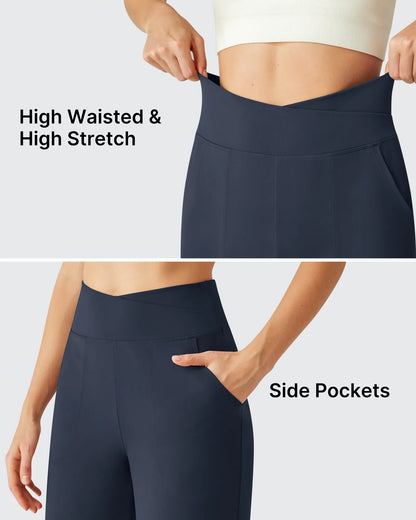 Pantalones de Yoga Anchos Hasta el Tobillo BareFeel de Gran Elasticidad