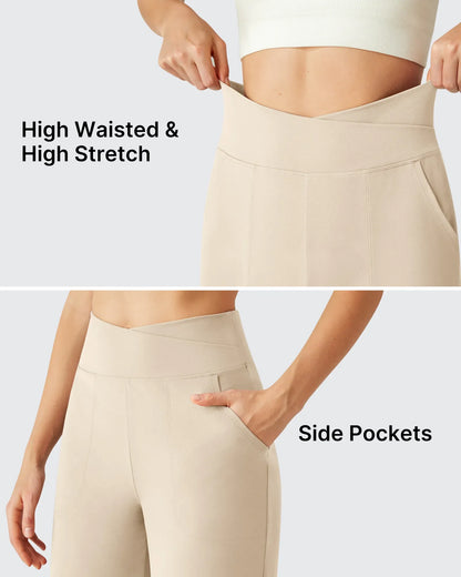 Pantalones de Yoga Anchos Hasta el Tobillo BareFeel de Gran Elasticidad