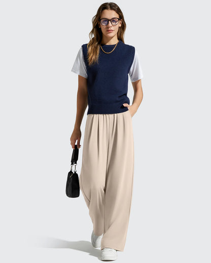 Pantalones Casuales de Vestir de Talle Alto ShiftReady