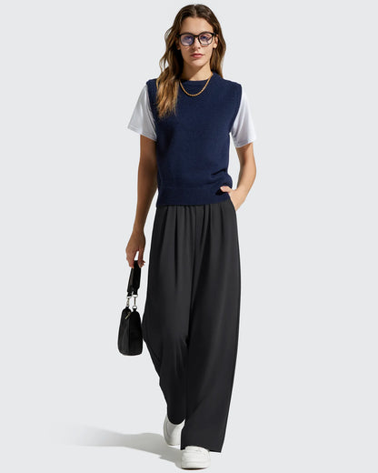 Pantalones Casuales de Vestir de Talle Alto ShiftReady