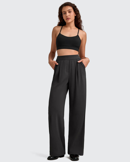 Pantalones Casuales de Vestir de Talle Alto ShiftReady