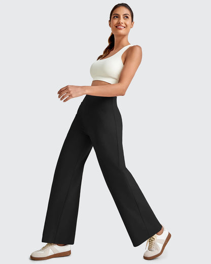 Pantalones Sastre Cortos Elásticos de Talle Alto EverGoing para Mujer (Talla Pequeña)