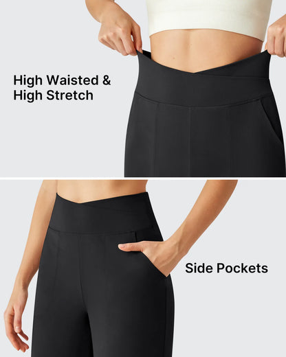 Pantalones de Yoga Anchos Hasta el Tobillo BareFeel de Gran Elasticidad